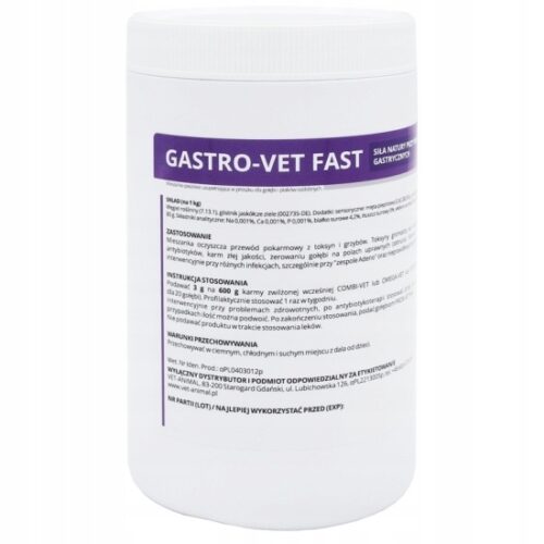 VET ANIMAL GASTRO-VET FAST 400G problemy gastryczne