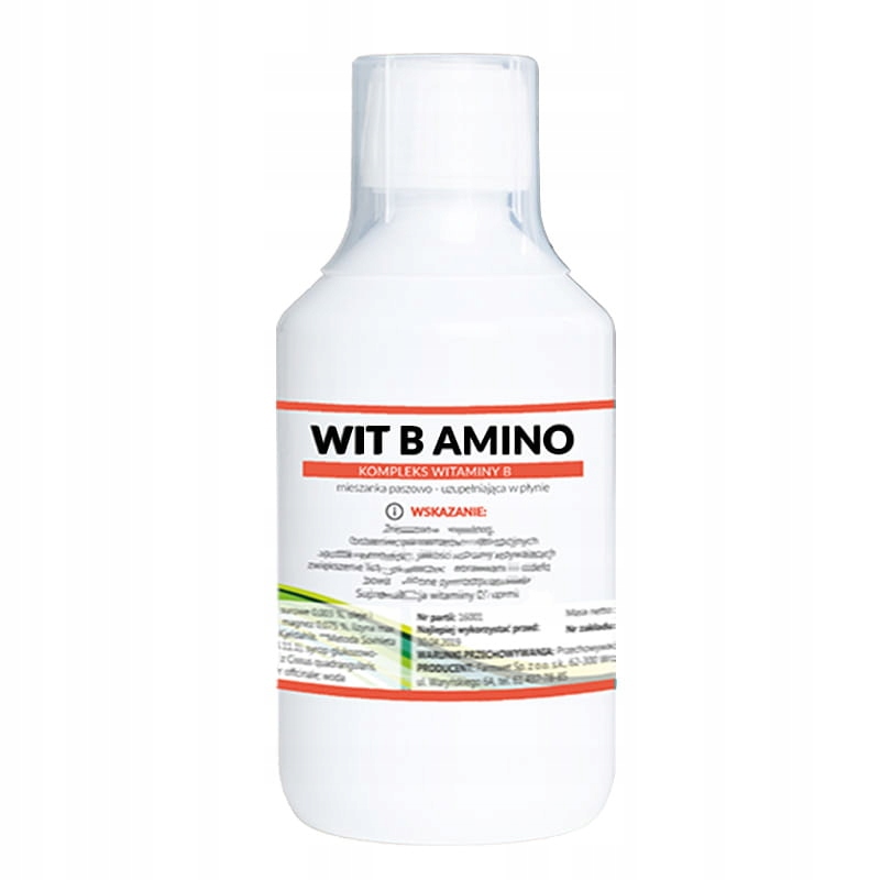 Witaminy dla kur Farmwet WIT B AMINO witaminy dla kur w płynie 250 ml