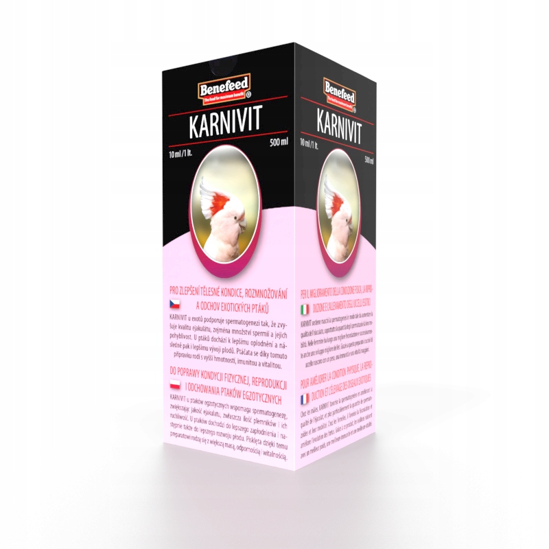 Benefeed Karnivit – witaminy i aminokwasy dla ptaków egzotycznych