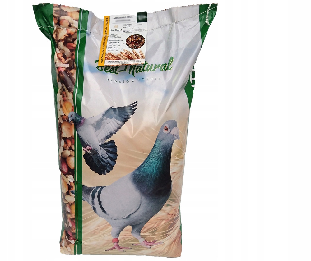 Karma dla gołębi bez pszenicy BEST NATURAL mieszanka BP 20 kg