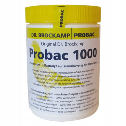Probac 1000 elektrolit i probiotyk dla gołębi Dr. Brockamp 500g