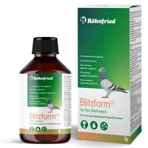 Röhnfried Blitzform dla gołębi pocztowych - forma lotowa i dezynfekcja wody