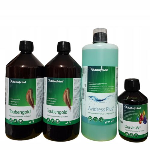 RÖHNFRIED Zestaw Pierzeniowy – Avidress Plus + 2 × Taubengold + Gervit-W
